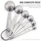 6 Pack 18/8 Stainless Steel Measuring Spoons,Measuring Dry and Liquid Ingredients